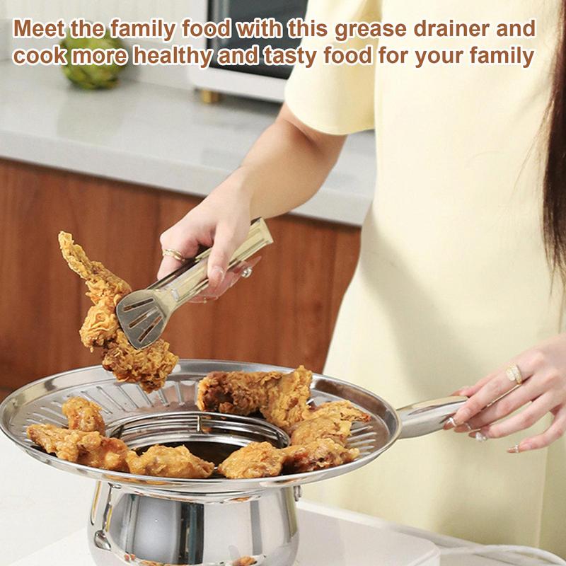 Kitchen Baking Tray Rack - Fried Food Draining Rack Stainless Steel