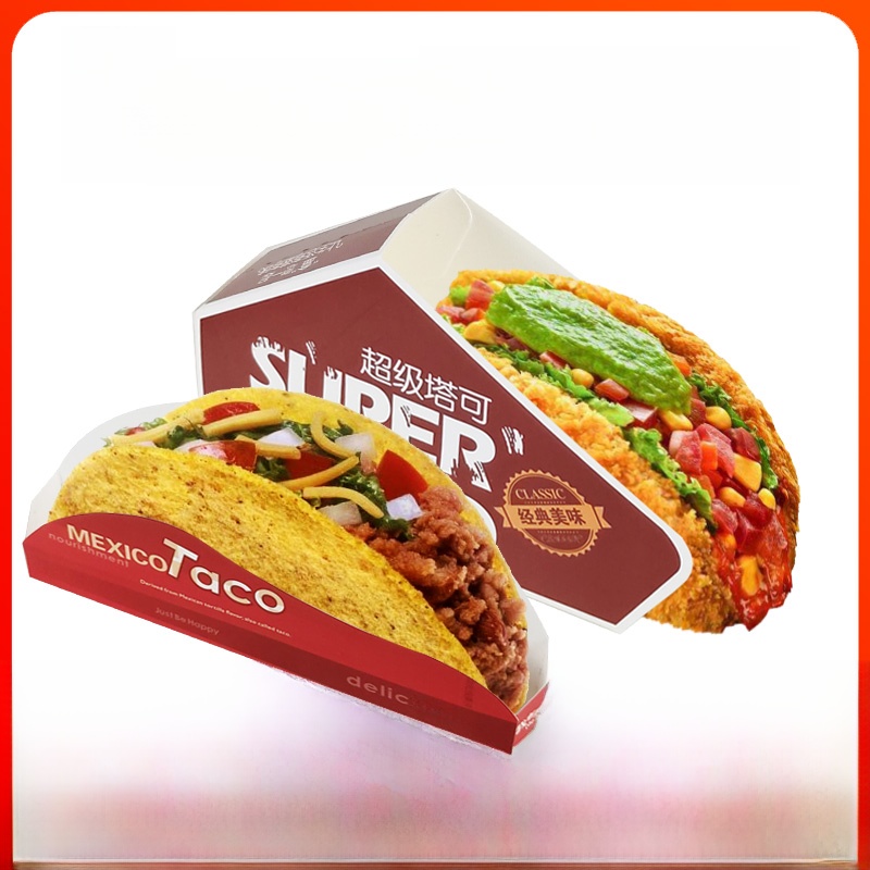 Kitchen Baking Paper - Super Taco Packaging Box Crispy Corn