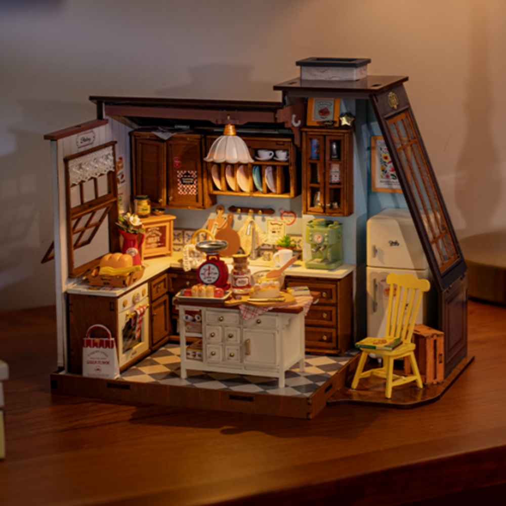 Baking Kitchen Rolife - Robotime Rolife Baking Kitchen DIY Miniature