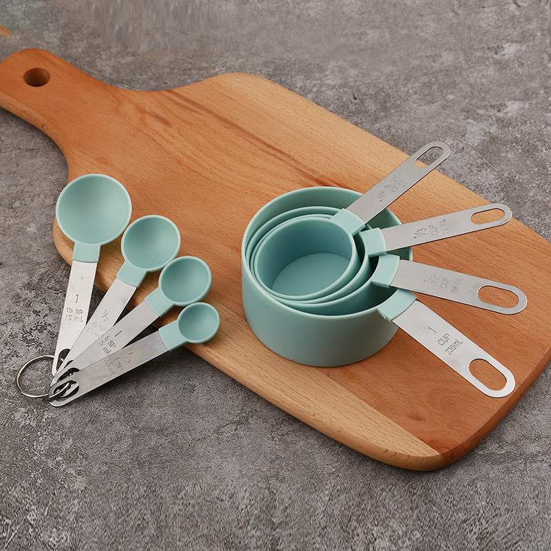 8PCS Measuring Cups Spoons Set - Kitchen Q ulasan dan harga