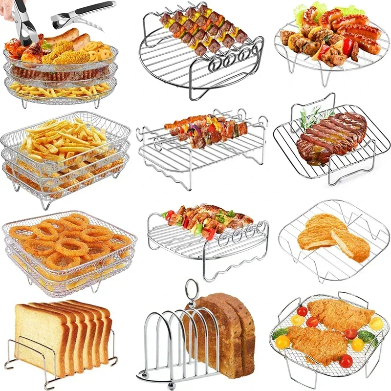 Metal Square/Round/Rectangle O - Kitchen Baking Tray Rack ulasan dan harga