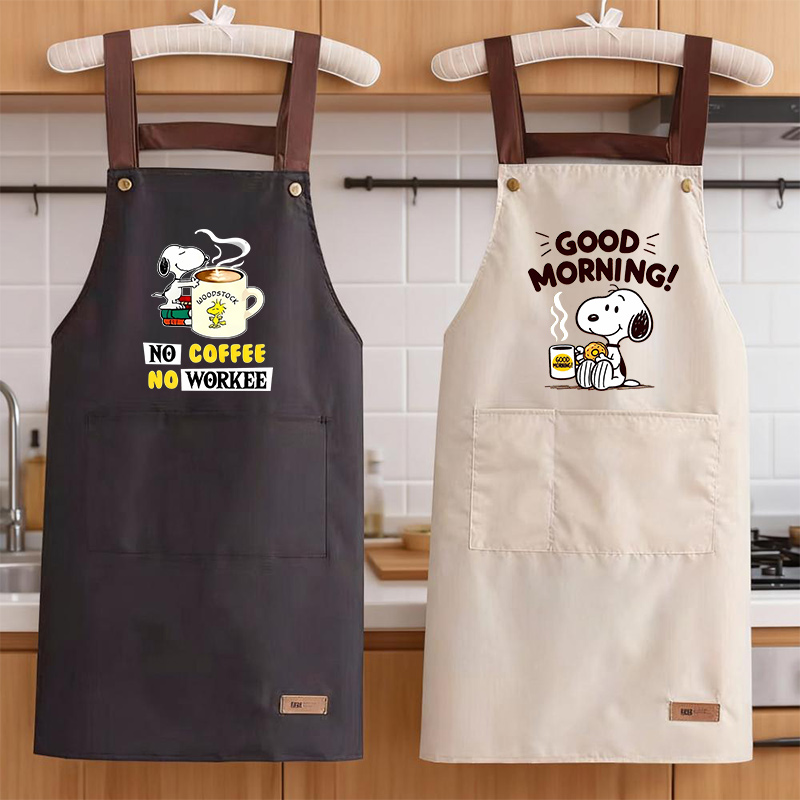 Snoopys Cooking Apron Men Wome - Kitchen Q ulasan dan harga