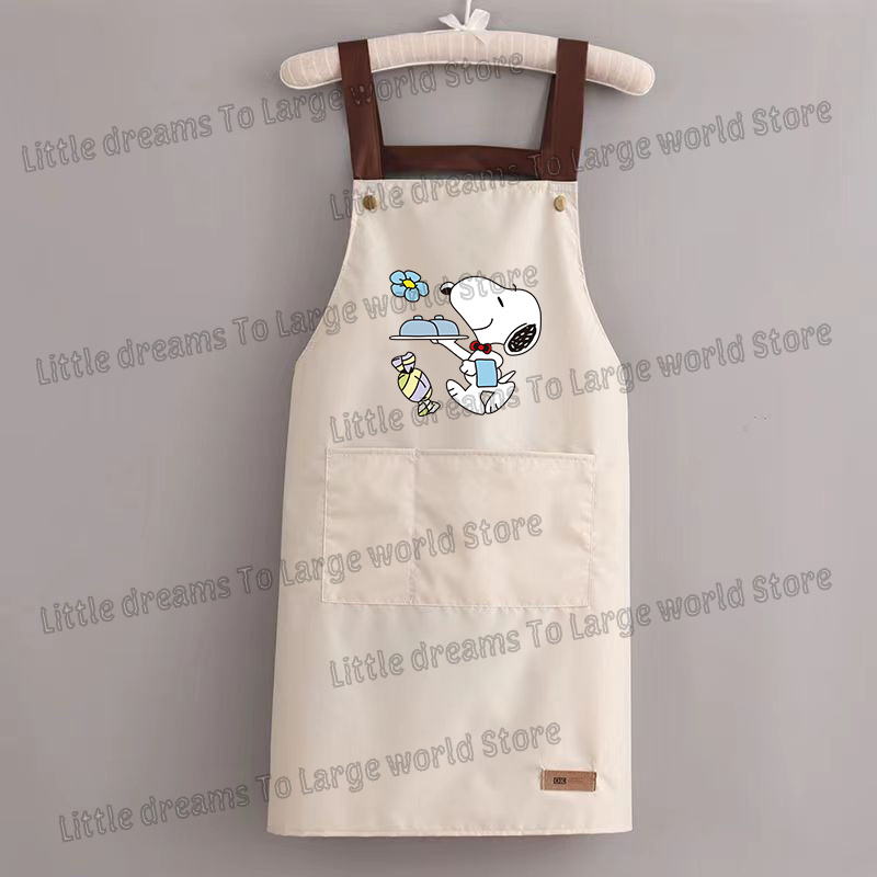 Snoopys Cooking Apron Men Wome - Kitchen Q ulasan dan harga