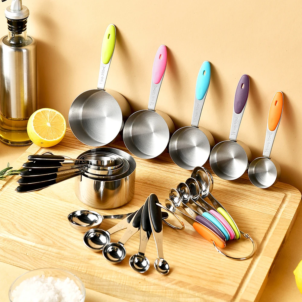 5/10Pcs Stainless Steel Measur - Kitchen Q ulasan dan harga