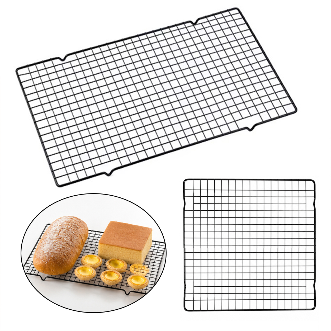 1/2pcs Cake Cooling Rack Small - Kitchen Baking Tray Rack ulasan dan harga