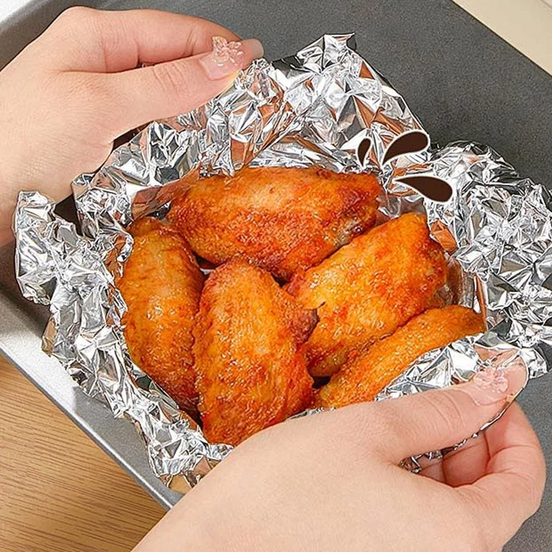 Aluminum Foil Roll Disposable  - Kitchen Baking Paper ulasan dan harga