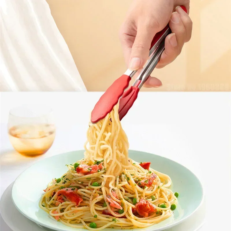 7 Inch Non-Slip Food Tongs Cre - Kitchen Q ulasan dan harga