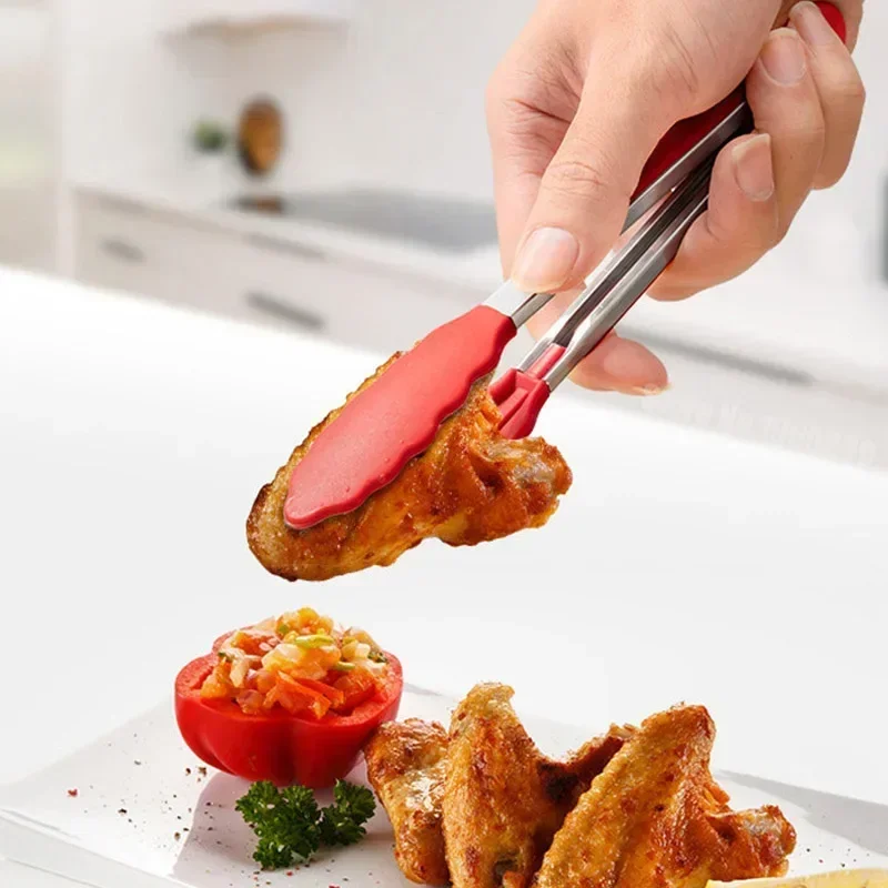 7 Inch Non-Slip Food Tongs Cre - Kitchen Q ulasan dan harga