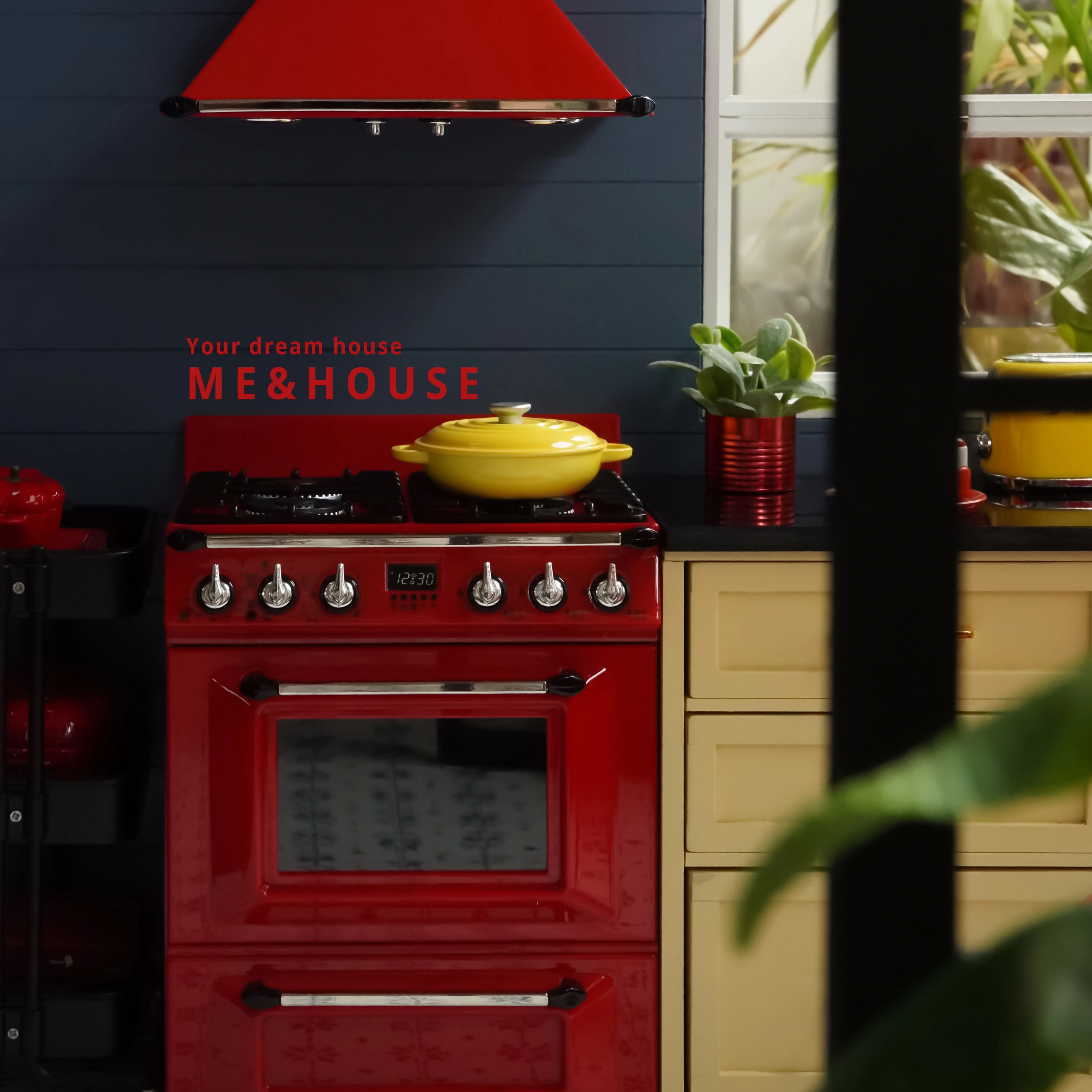 1/6 Modern Miniature Kitchen F - Kitchen Q ulasan dan harga