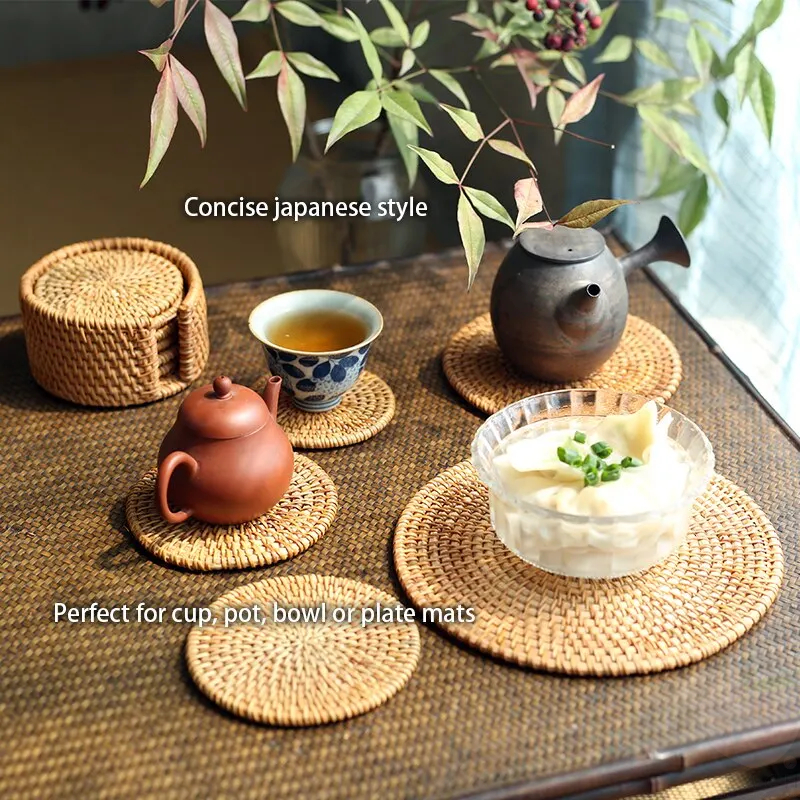 6Pcs Drink Coasters Set For Ku - Kitchen Baking Utensil Set ulasan dan harga