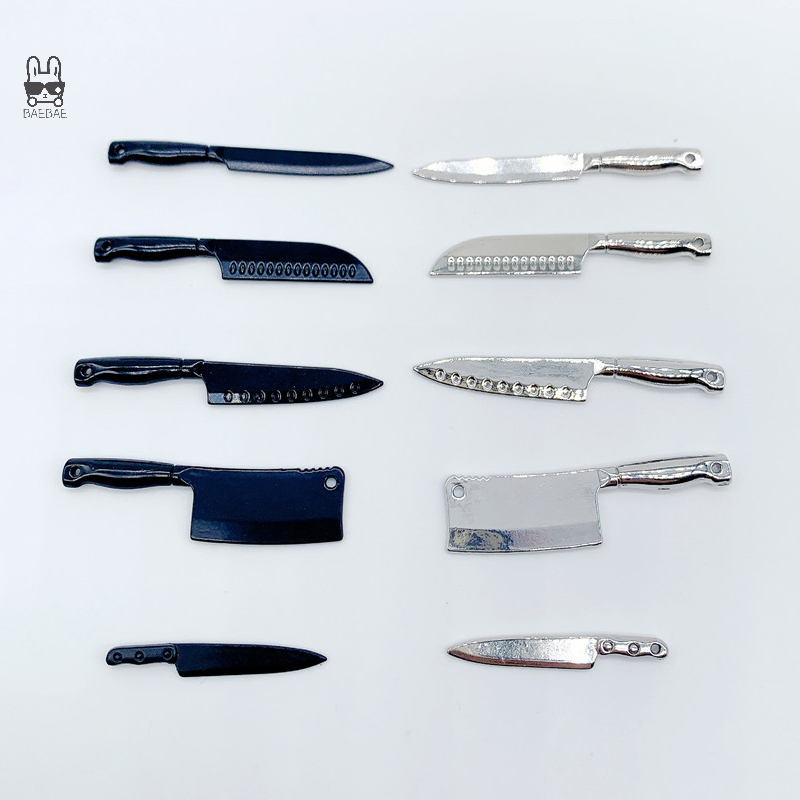 1/12 Dollhouse Mini Knives Mod - Kitchen Q ulasan dan harga