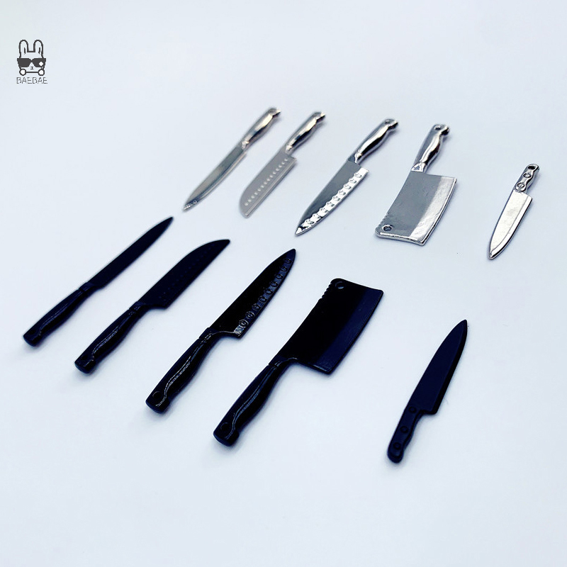 1/12 Dollhouse Mini Knives Mod - Kitchen Q ulasan dan harga