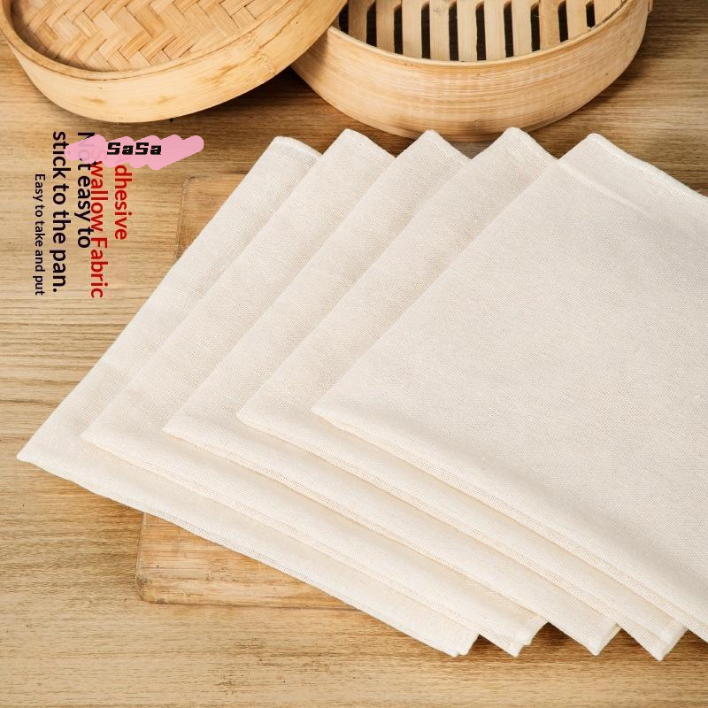 3Pcs Pure Cotton Steamer Cloth - Kitchen Baking Drawer ulasan dan harga