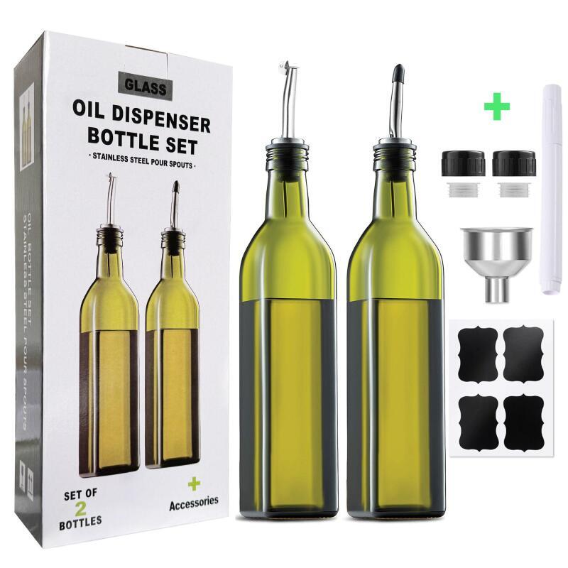 Kitchen Glass Oil Vinegar Disp - Kitchen Glass Baking Set ulasan dan harga