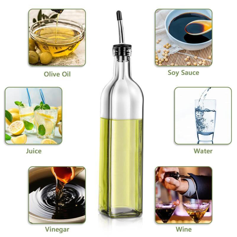 Kitchen Glass Oil Vinegar Disp - Kitchen Glass Baking Set ulasan dan harga