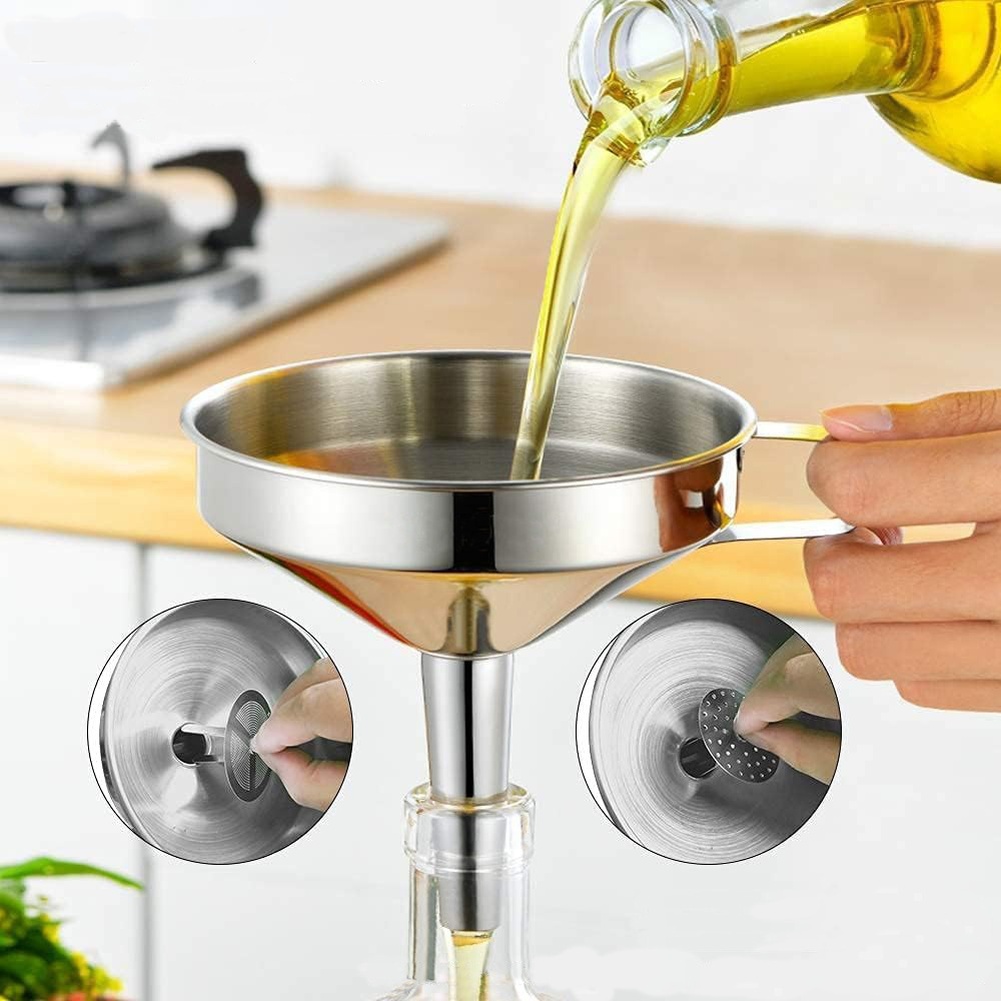 1Pc Stainless Steel Cooking Oi - Kitchen Q ulasan dan harga