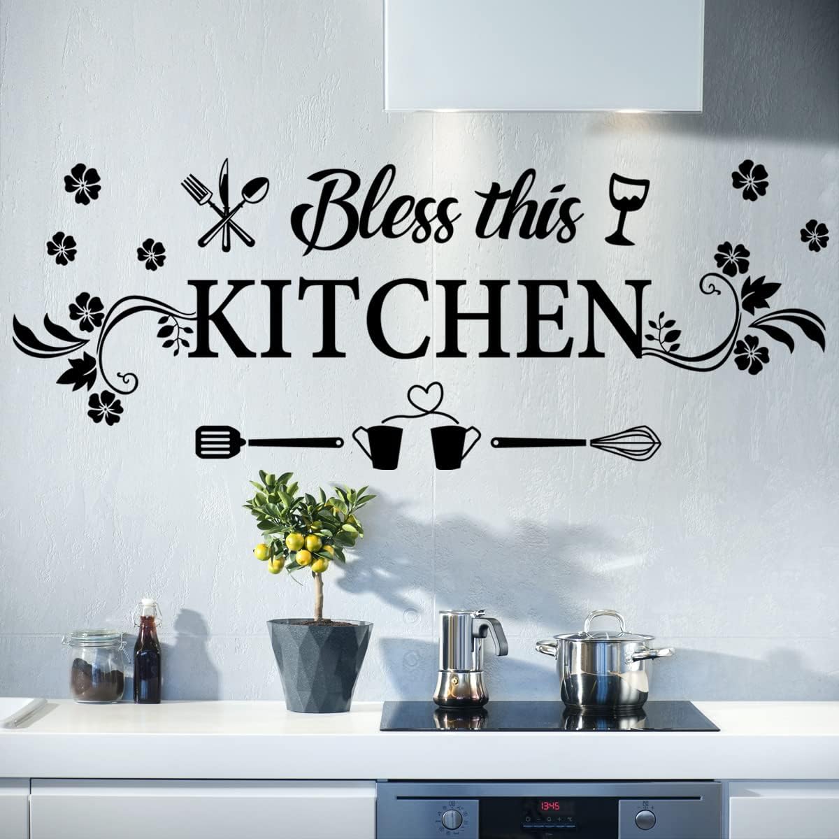 Bless This Kitchen Wall Decal  - Kitchen Baking Paper ulasan dan harga