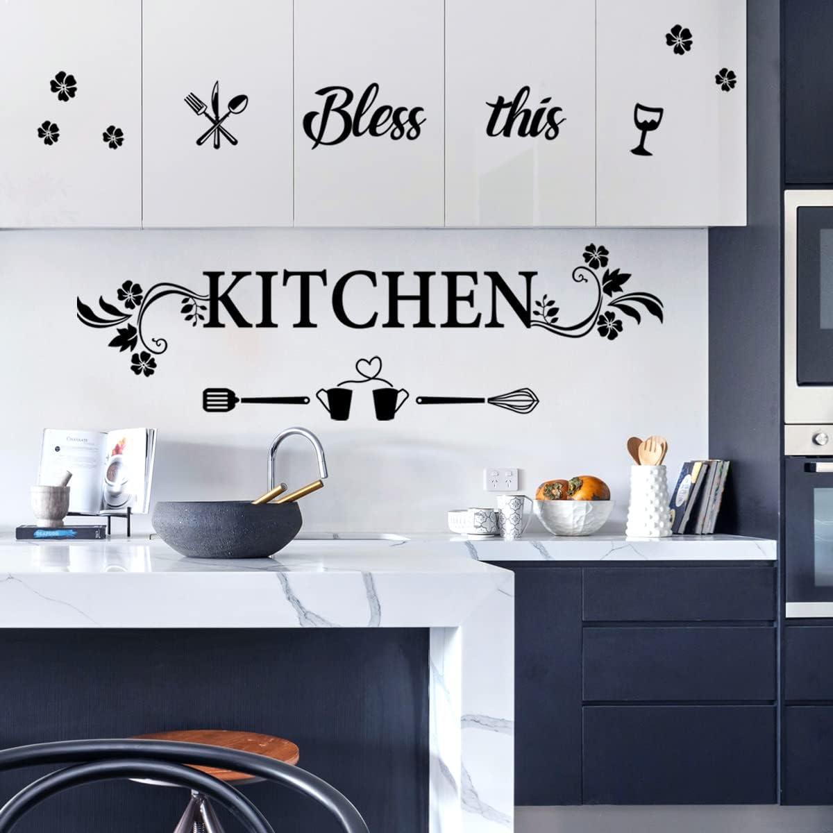 Bless This Kitchen Wall Decal  - Kitchen Baking Paper ulasan dan harga