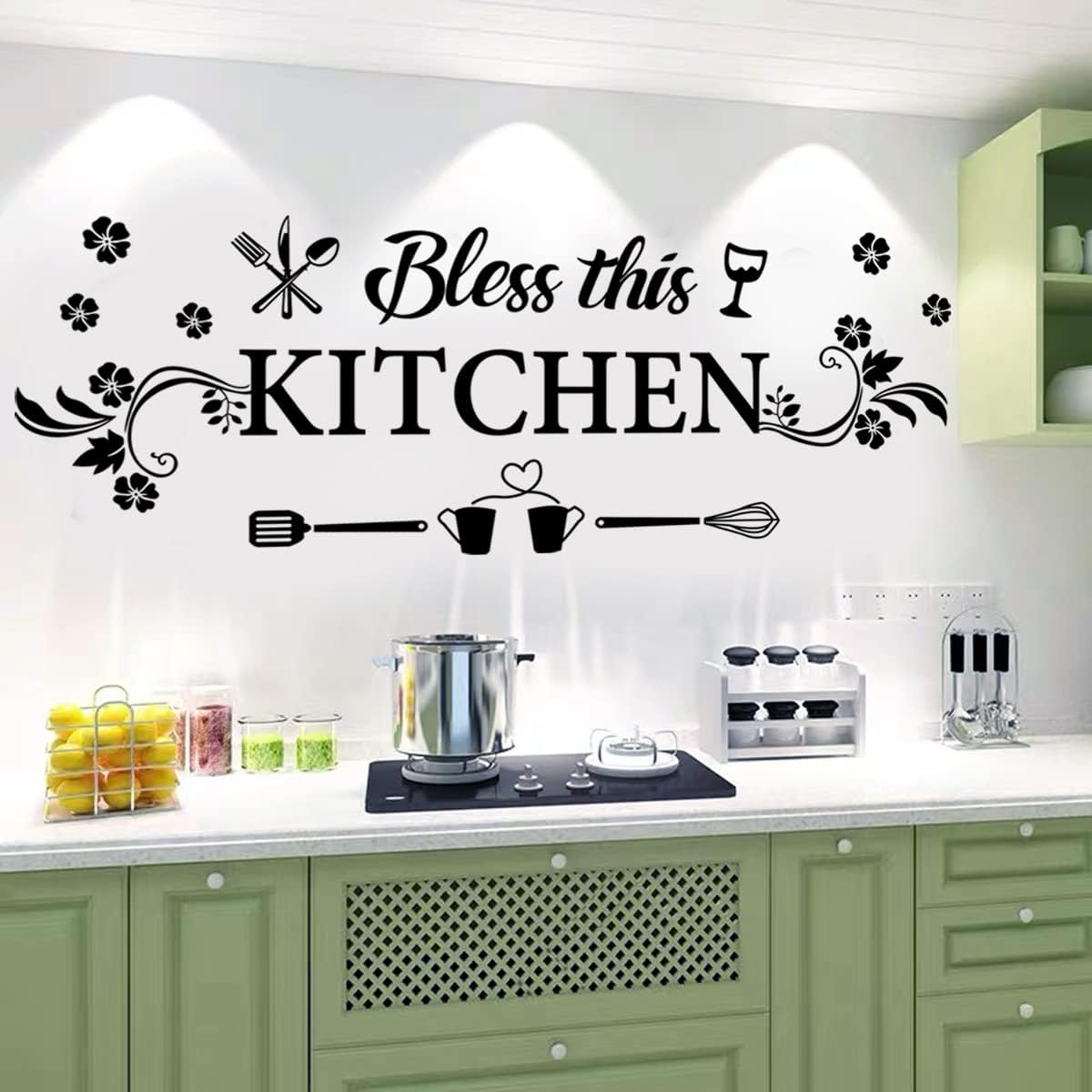 Bless This Kitchen Wall Decal  - Kitchen Baking Paper ulasan dan harga