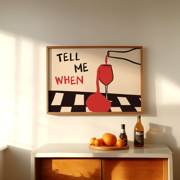 Vintage Tell Me When Drink Can - Kitchen Q ulasan dan harga