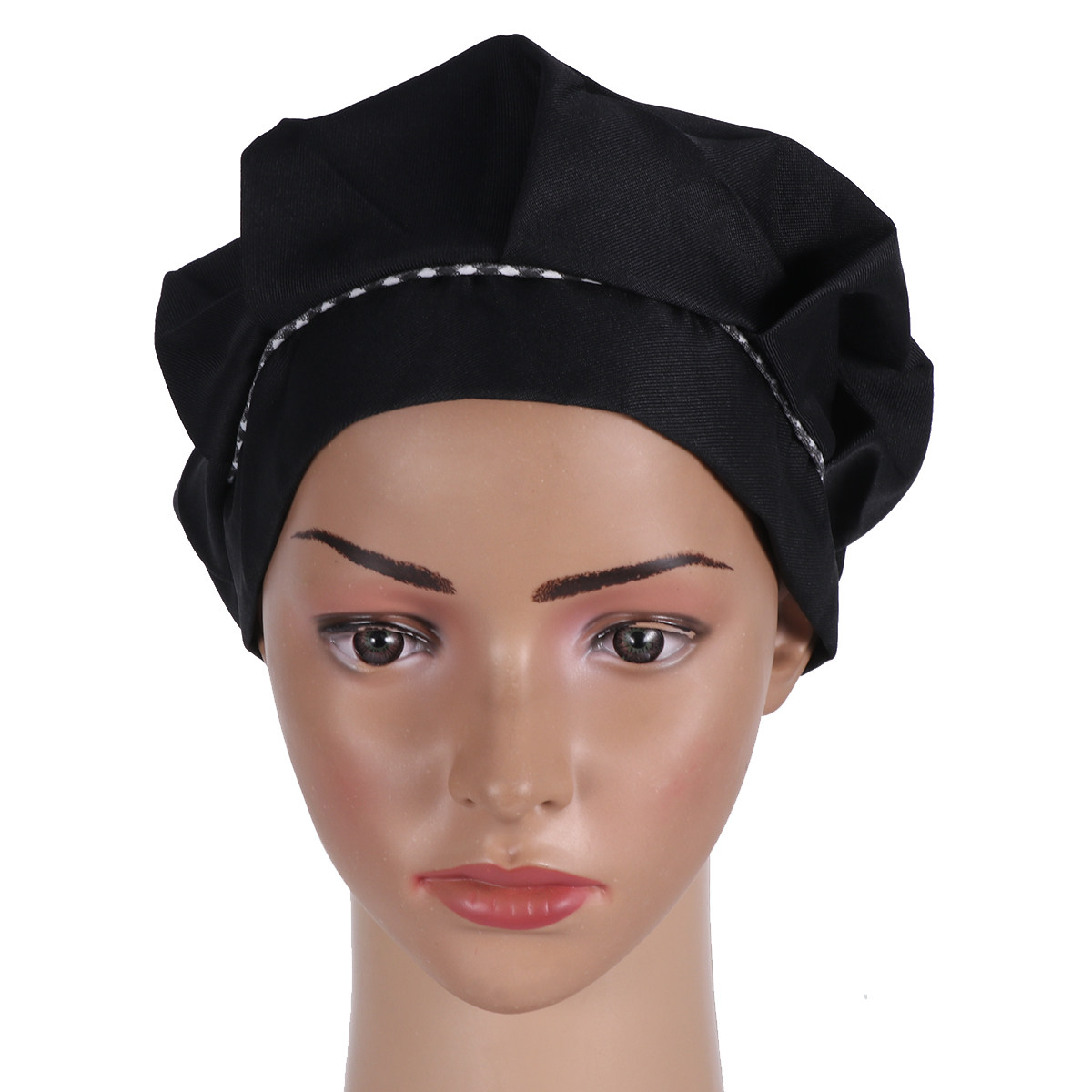 1pc Children Chef Hat Black Ad - Kitchen Baking ulasan dan harga
