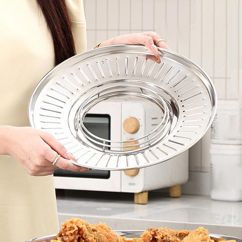 Fried Food Draining Rack Stain - Kitchen Baking Tray Rack ulasan dan harga