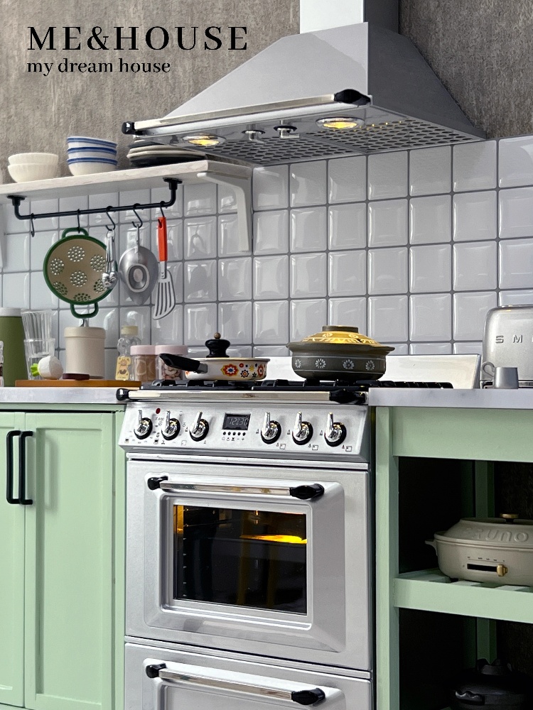 1:6 Alloy Stove Oven Range Hoo - Kitchen Q ulasan dan harga
