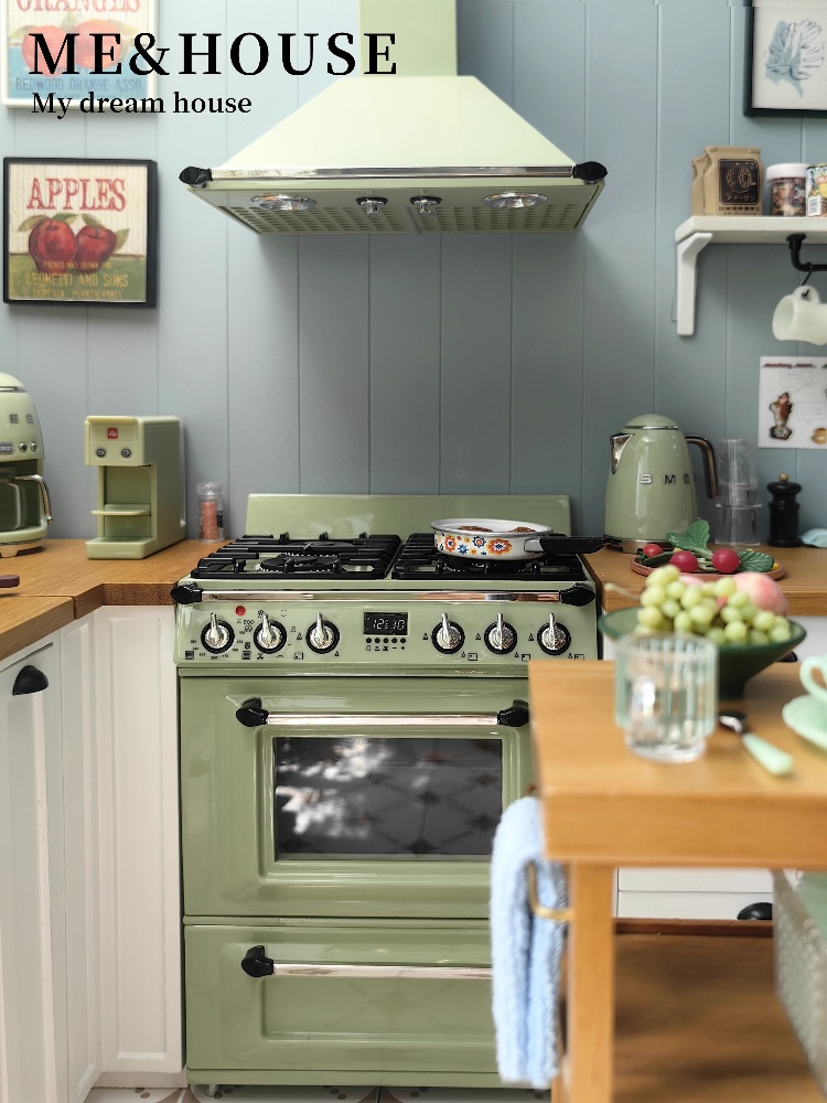 1:6 Alloy Stove Oven Range Hoo - Kitchen Q ulasan dan harga
