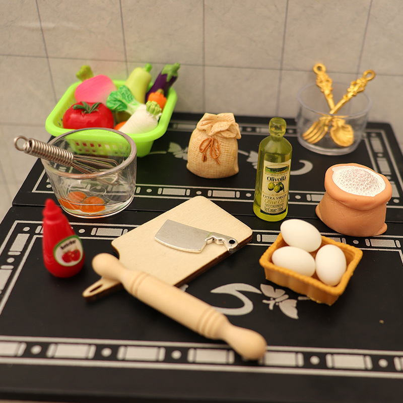 1/12 Dollhouse Miniature Kitch - Kitchen Baking ulasan dan harga