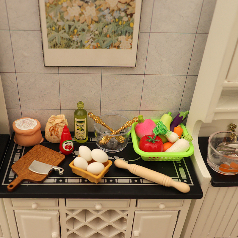 1/12 Dollhouse Miniature Kitch - Kitchen Baking ulasan dan harga