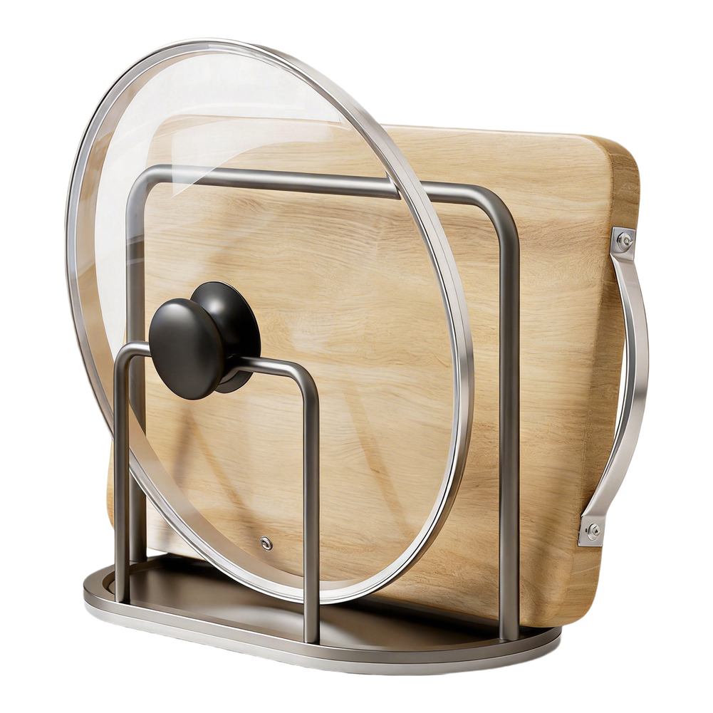 Chopping Board Holder Aluminum - Kitchen Baking Tray Rack ulasan dan harga