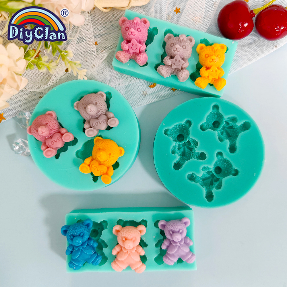 Cute Mini Bear Silicone Mold F - Kitchen Baking Products ulasan dan harga