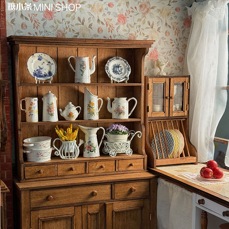 1:6 Wood Vintage Sideboard Cab - Kitchen Q ulasan dan harga