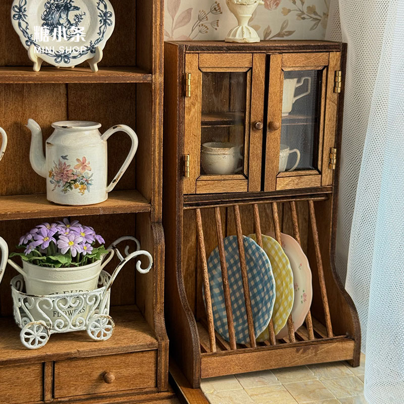 1:6 Wood Vintage Sideboard Cab - Kitchen Q ulasan dan harga