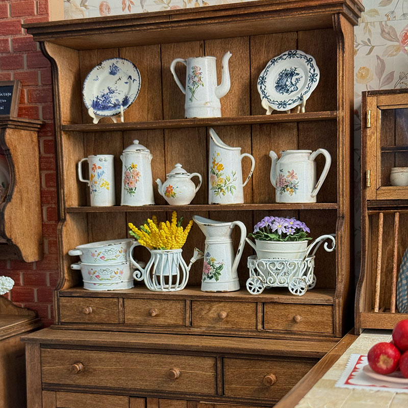 1:6 Wood Vintage Sideboard Cab - Kitchen Q ulasan dan harga