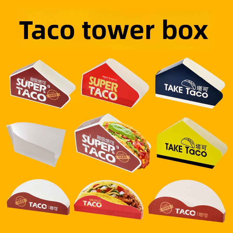 Super Taco Packaging Box Crisp - Kitchen Baking Paper ulasan dan harga