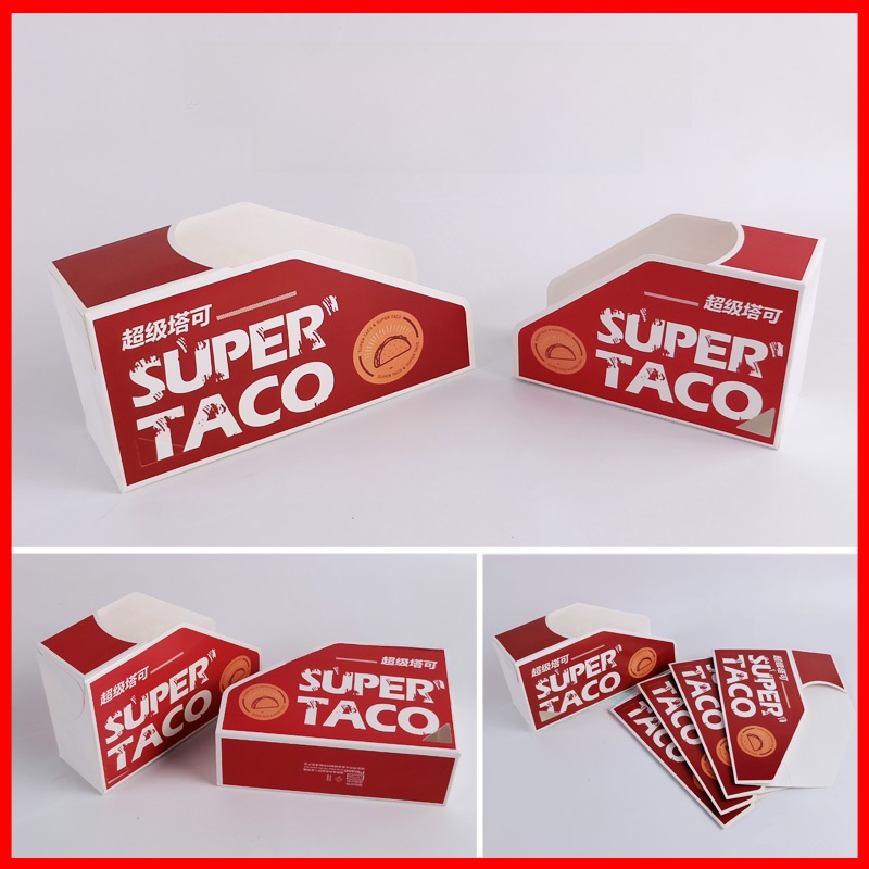Super Taco Packaging Box Crisp - Kitchen Baking Paper ulasan dan harga