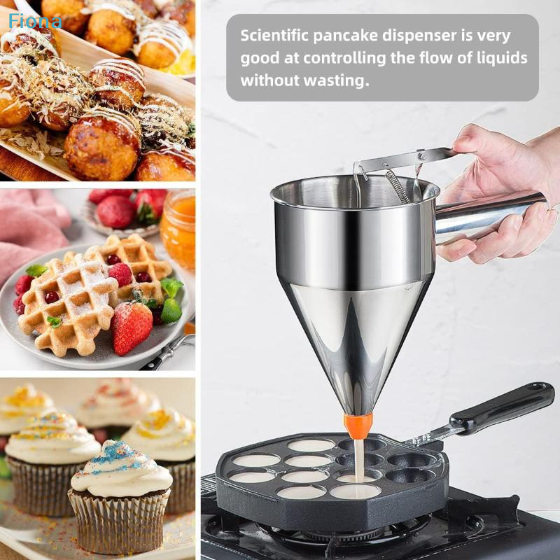 ✔Stainless Steel Funnel Dispen - Kitchen Baking Tray Rack ulasan dan harga