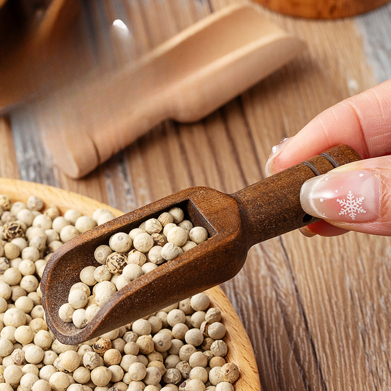 2/5PCS Wooden Coffee Scoop Set - Kitchen Baking Utensil Set ulasan dan harga