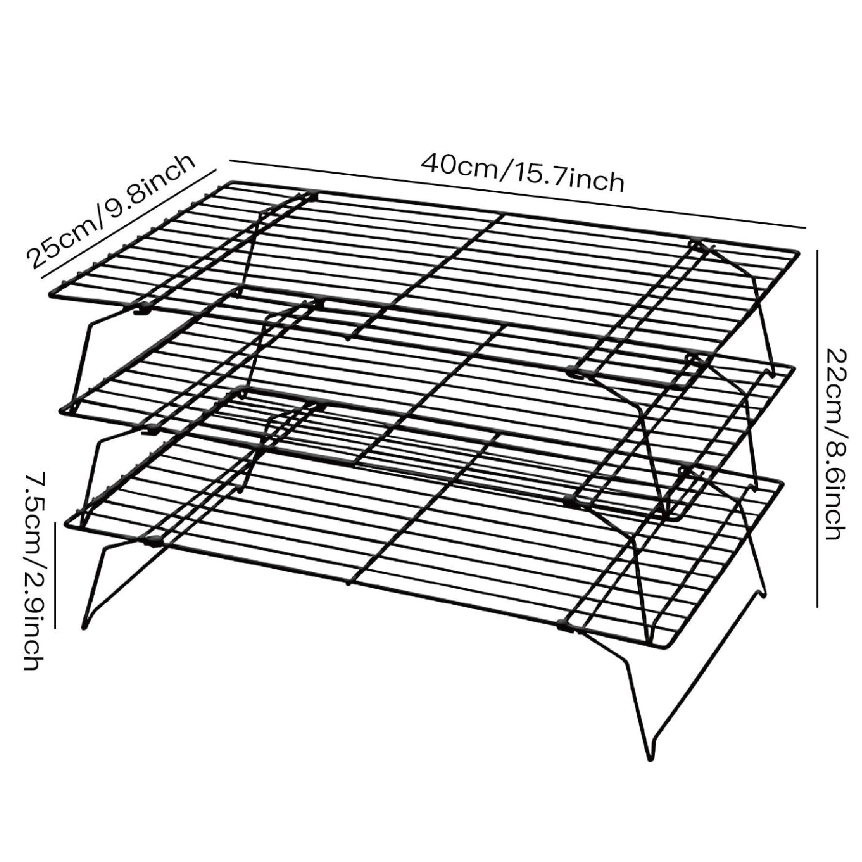3-Tier Cooling Racks, Stackabl - Kitchen Baking Products ulasan dan harga