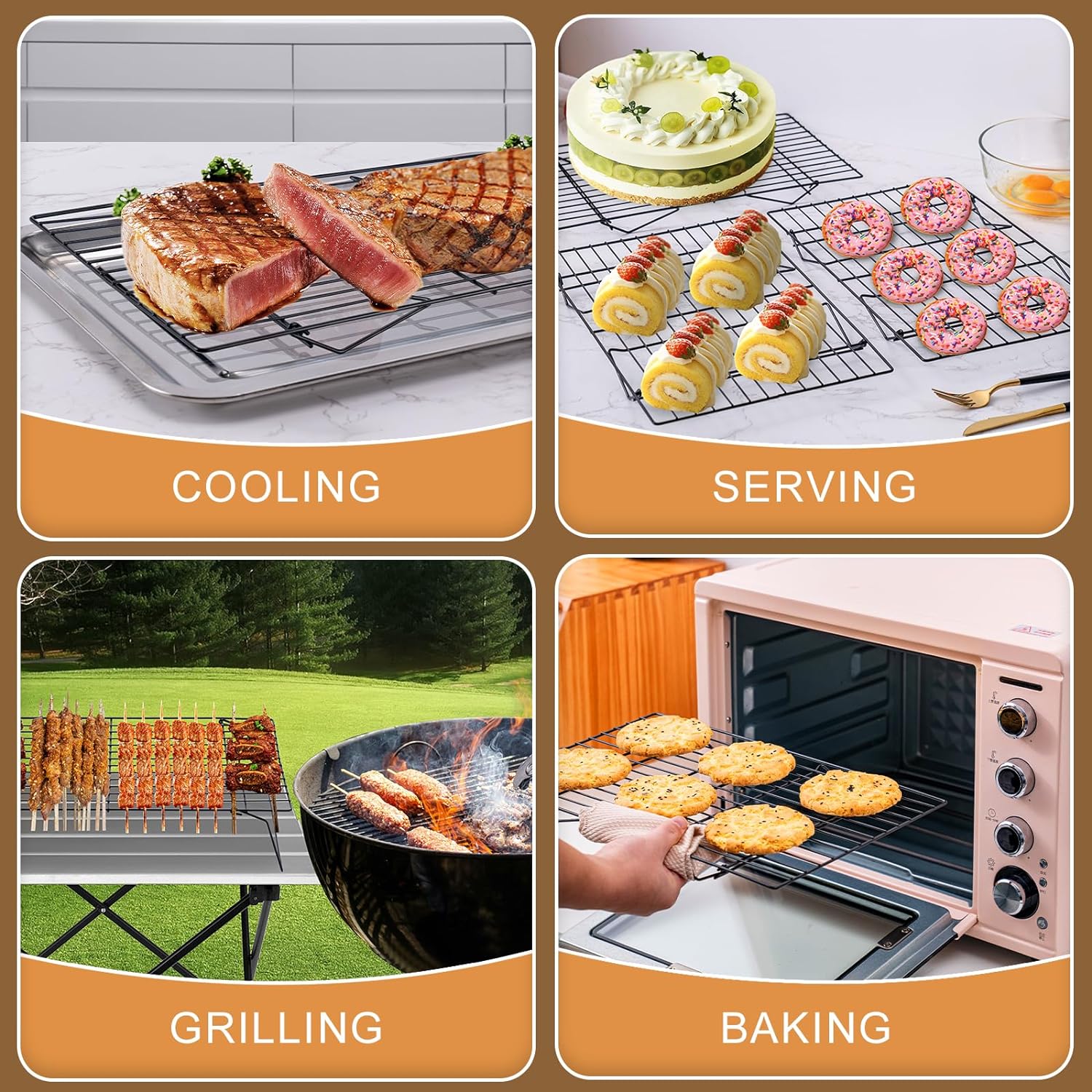 3-Tier Cooling Racks, Stackabl - Kitchen Baking Products ulasan dan harga