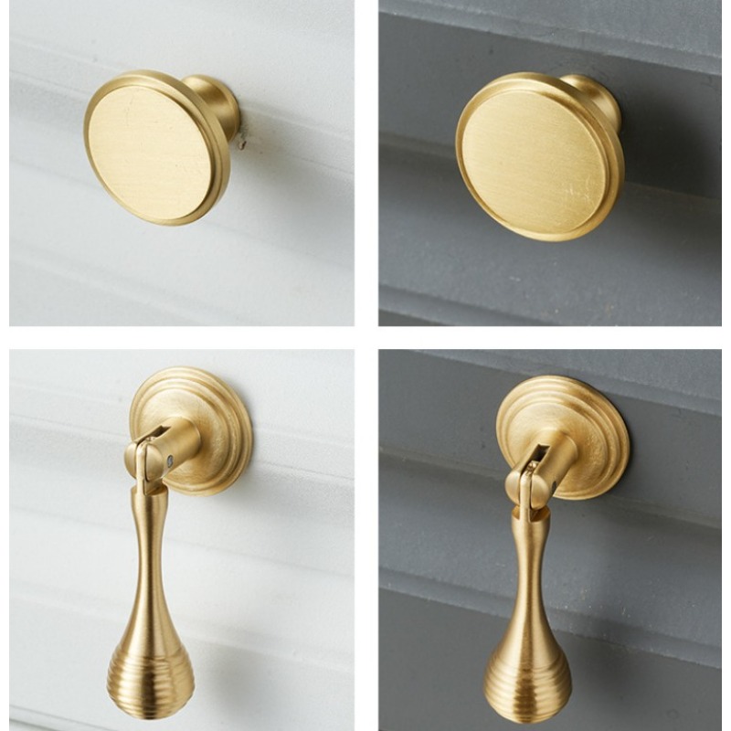 Solid Brass Cabinet Handle/Min - Kitchen Baking Drawer ulasan dan harga