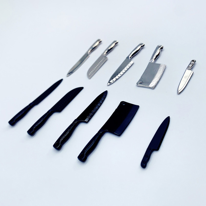1/12 Dollhouse Mini Knives Mod - Kitchen Utensils ulasan dan harga