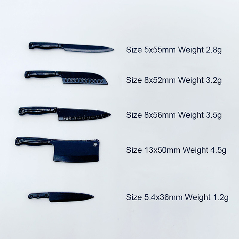 1/12 Dollhouse Mini Knives Mod - Kitchen Utensils ulasan dan harga