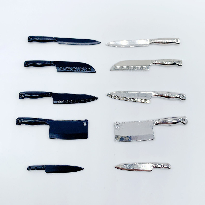 1/12 Dollhouse Mini Knives Mod - Kitchen Utensils ulasan dan harga