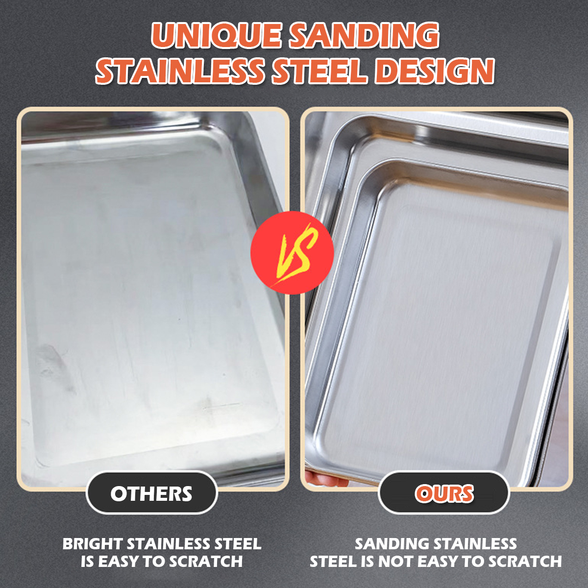 Stainless Steel Baking Tray wi - Kitchen Baking Tray Rack ulasan dan harga