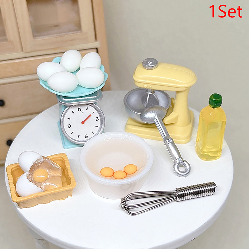 1Set 1:12 Dollhouse Miniature  - Kitchen Baking ulasan dan harga