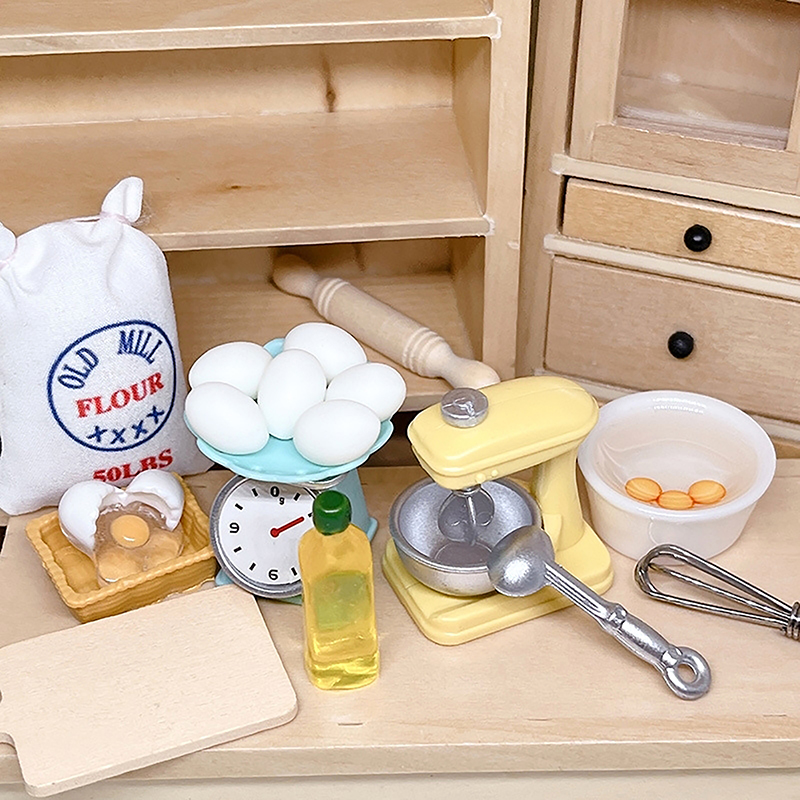 1Set 1:12 Dollhouse Miniature  - Kitchen Baking ulasan dan harga