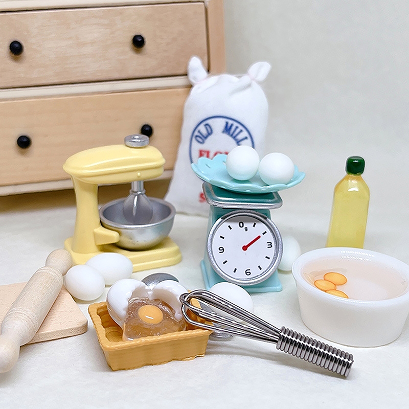 1Set 1:12 Dollhouse Miniature  - Kitchen Baking ulasan dan harga
