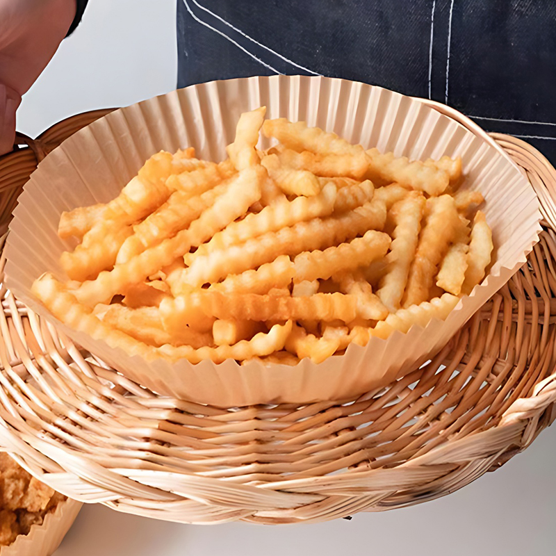 50/100PCS Air Fryer Paper Plat - Kitchen Baking Paper ulasan dan harga